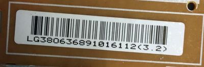 KIT DE TARJETAS PARA TV LG MAIN EBT63439838 / EAX66242603 / T-CON 6871L-3653A / 6870C-0171D / FUENTE EAY6389101 / EAX66203101 / LGP4760RI-15CH2 / PANEL LC550DUE (MG)(A3) / MODELO 55LF6000-UB.BUSCLOR - Imagen 2